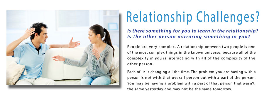 Relationship Challenges? Is there something for you to learn in the relationship? Is the other person mirroring something in you? - photo of couple arguing.