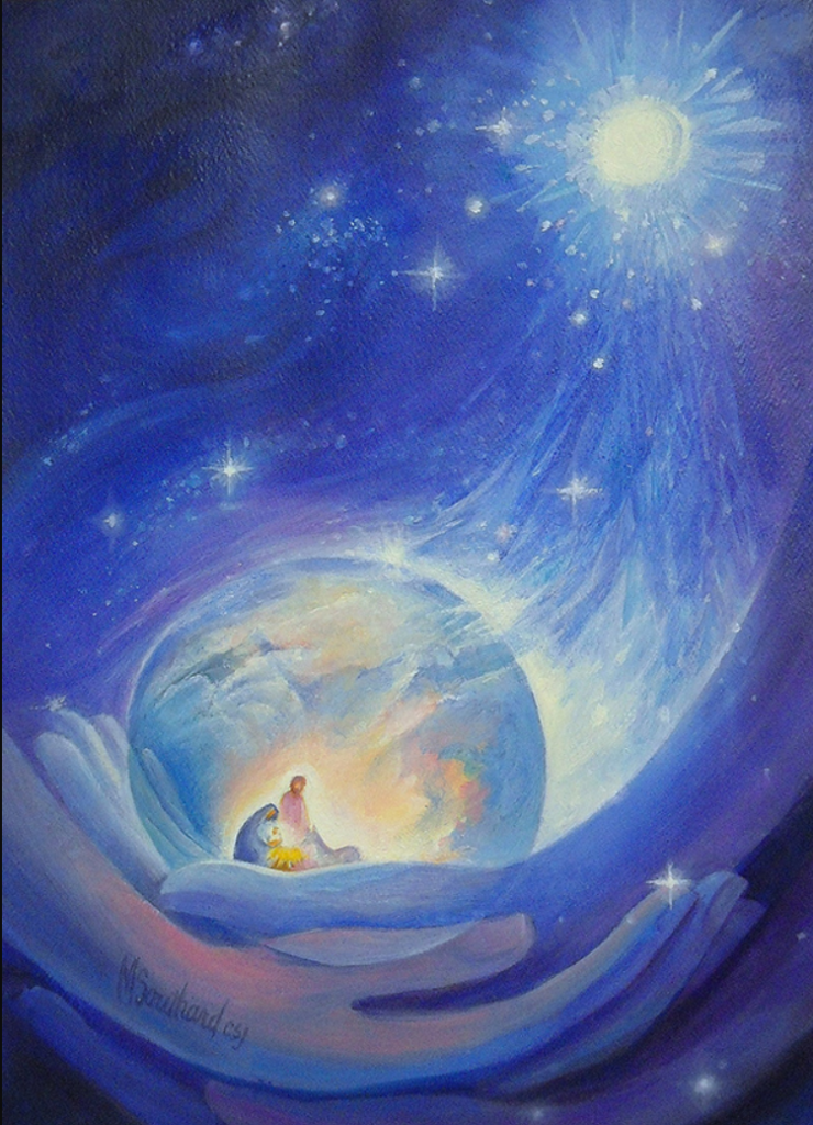 Cosmic Birth/Sacred Moment in Time, by Mary Southard 