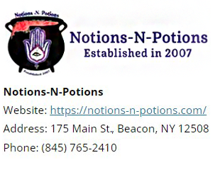 Notions-N-Potions Bookstore Beacon NY