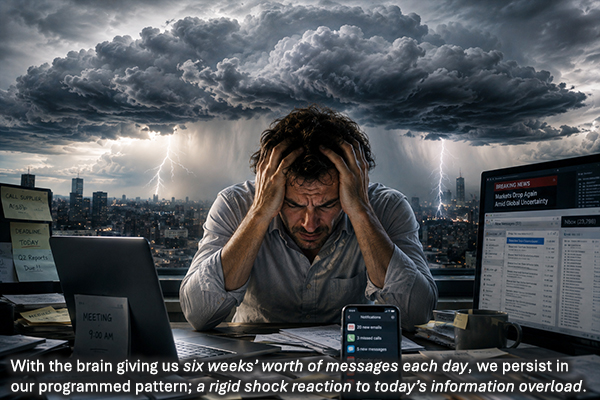rigid shock reaction to today’s information overload