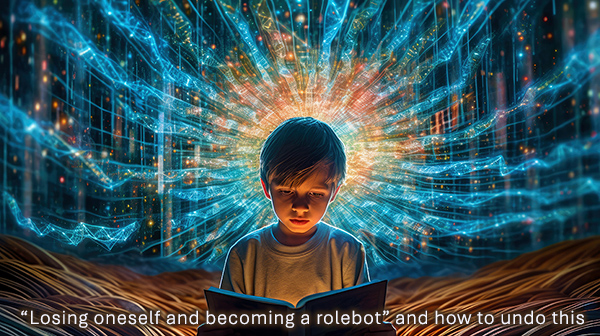 Losing oneself and becoming a rolebot and how to undo this